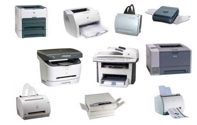 различные типы принтеров
